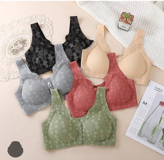 Floral Dream Front-Clasp Bra